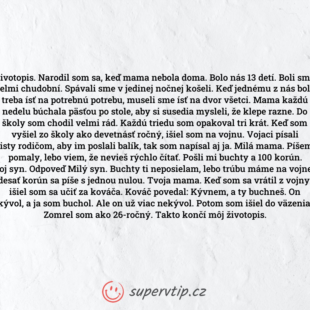 Vtip 9526 - supervtip.cz